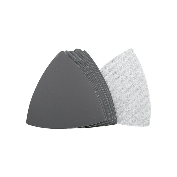 uxcell Triangle Detail Sander Sandpaper Hook and Loop 3-1/2 Inch Silicon Carbide Sanding Pad 3000 Grit 3 Pcs 